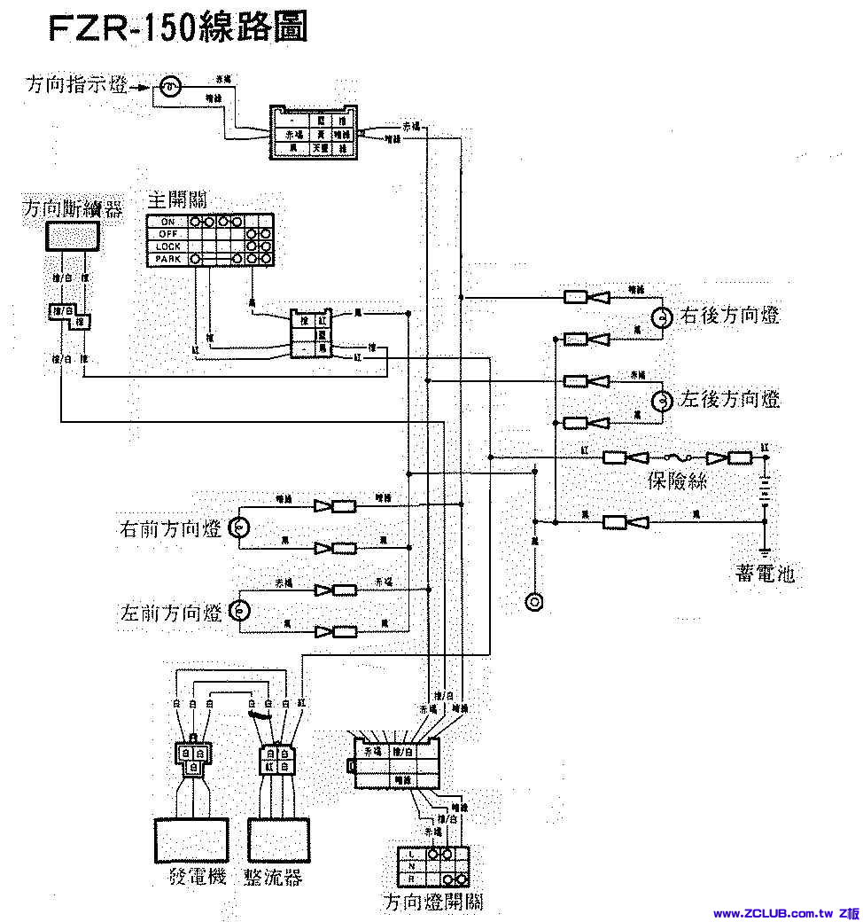 FZX方向燈線路圖